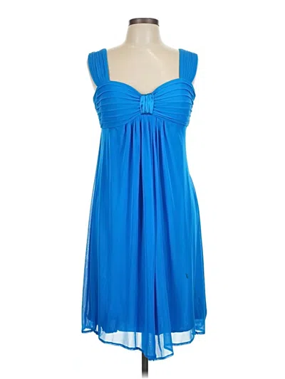 Pre-owned Sl Fashions Cocktail Dress In Blue
