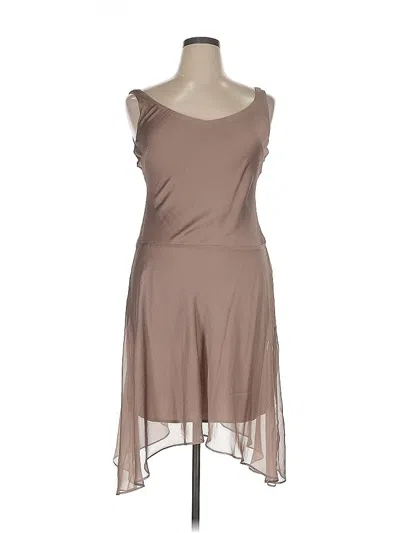 Pre-owned Sl Fashions Cocktail Dress In Brown