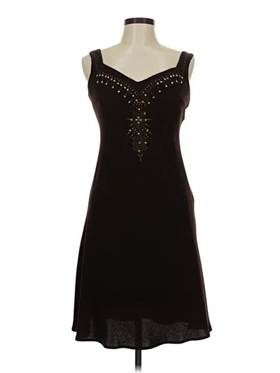 Pre-owned Sl Fashions Cocktail Dress In Brown