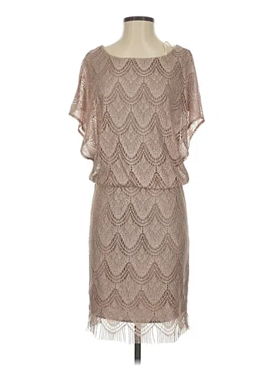 Pre-owned Sl Fashions Cocktail Dress In Brown