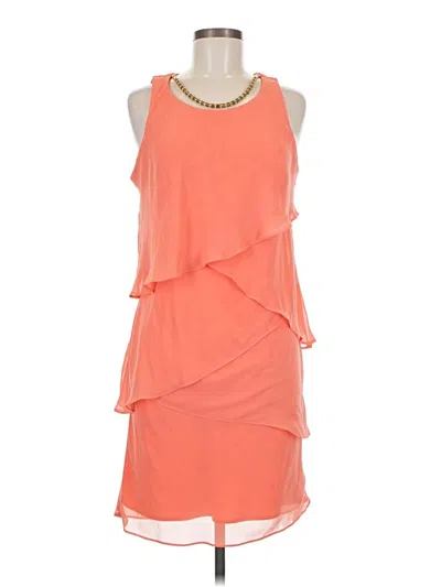Pre-owned Sl Fashions Cocktail Dress In Orange