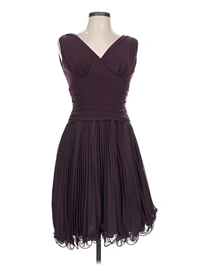 Pre-owned Sl Fashions Cocktail Dress In Purple
