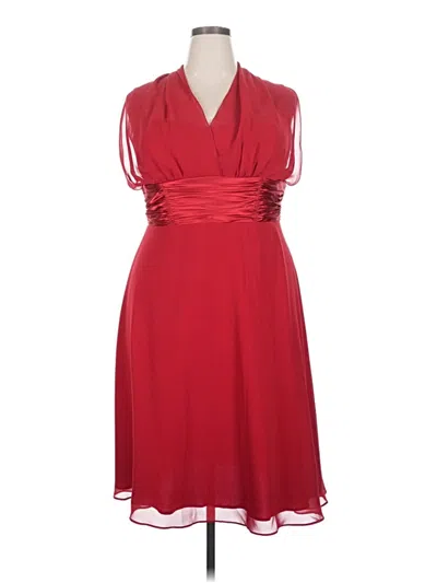 Pre-owned Sl Fashions Cocktail Dress In Red