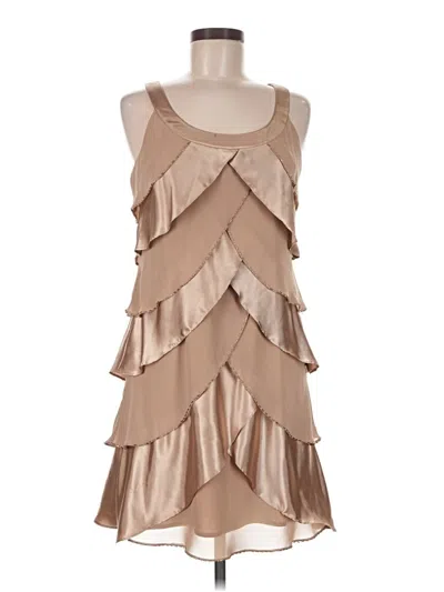 Pre-owned Sl Fashions Cocktail Dress In Tan