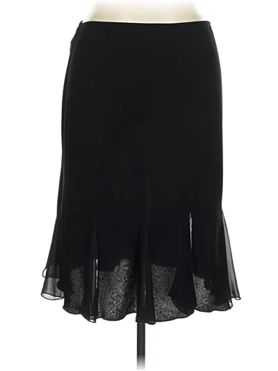 Pre-owned Sl Fashions Formal Skirt In Black