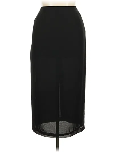 Pre-owned Sl Fashions Formal Skirt In Black