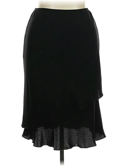 Pre-owned Sl Fashions Formal Skirt In Black