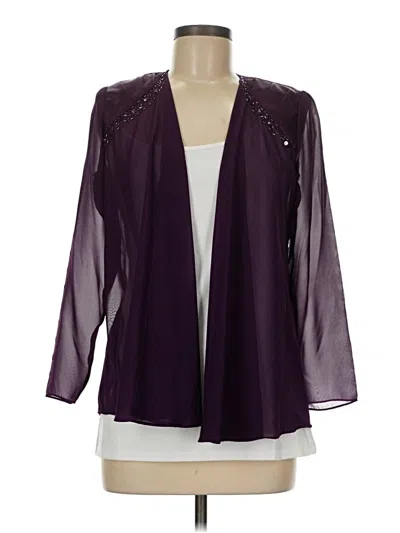 Pre-owned Sl Fashions Jacket In Purple