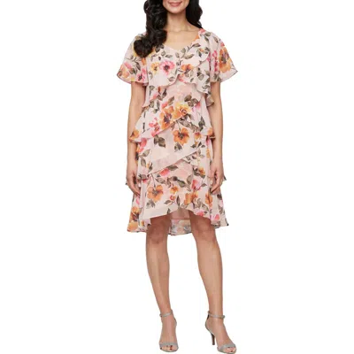 Sl Fashions Tiered Dress