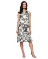 Sl Fashions Drop Waist Shift Dress In Animal Print