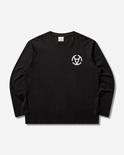 Slam Jam Basics Graphic Longsleeve T-shirt In Black