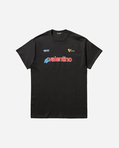 Slam Jam Bleu Mode  Valentino 46  Tribute T-shirt In Black