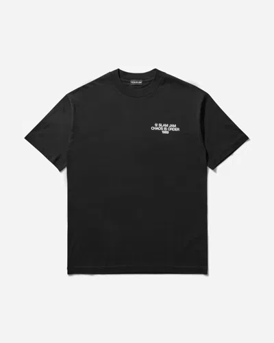 Slam Jam Chaos Is Order T-shirt In Black