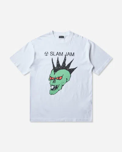 Slam Jam Skull T-shirt In White