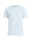 Slam Perforated-texture T-shirt In Blue