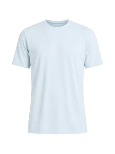 Slam Perforated-texture T-shirt In Blue