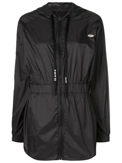 Slama Gym + Manly Hooded Lightweight Jacket In Black