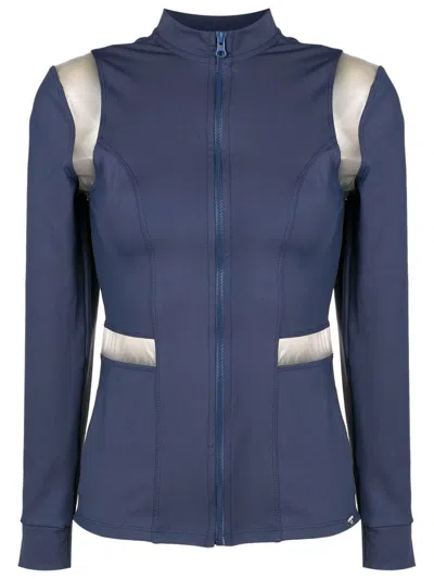 Slama Gym + Manly Performance Track Jacket In Blue