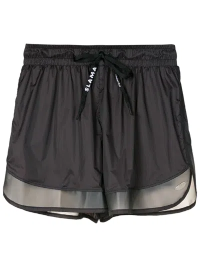 Slama Gym + Manly Running Shorts In Black