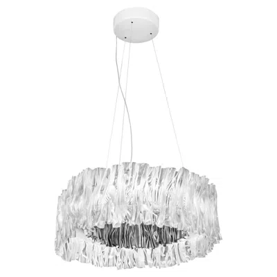 Pre-owned Slamp Accordéon Suspension 2700 Kelvin - Silver By Marc Sadler