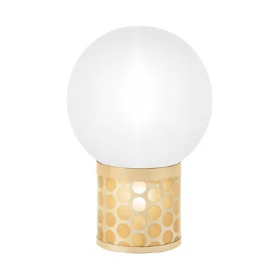 Pre-owned Slamp Atmosfera Table Medium Gold By Lorenza Bozzoli
