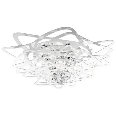 Pre-owned Slamp Aurora Mini Flush Light In White By Nigel Coates