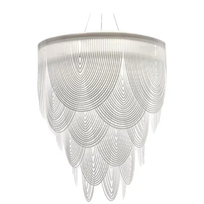 Pre-owned Slamp Ceremony Large Pendant Light In White By Bruno Rainaldi