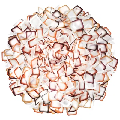 Pre-owned Slamp Clizia Large Flush Light In Orange By Adriano Rachele