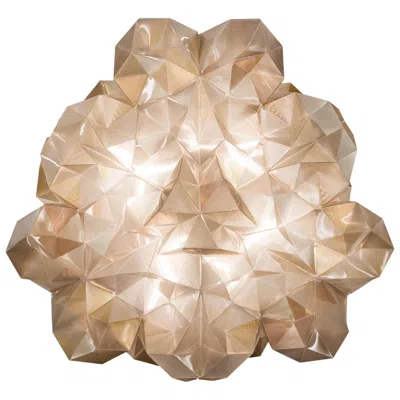 Pre-owned Slamp Drusa Wall Sconce In Velvet By Adriano Rachele In Sand
