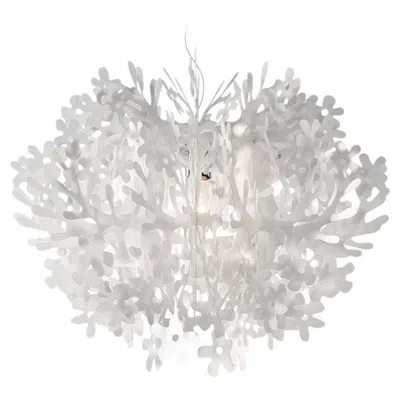 Pre-owned Slamp Fiorella Mini Suspension Light White By Nigel Coates