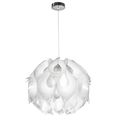 Pre-owned Slamp Flora Medium Suspension Light In White By Zanini De Zanine