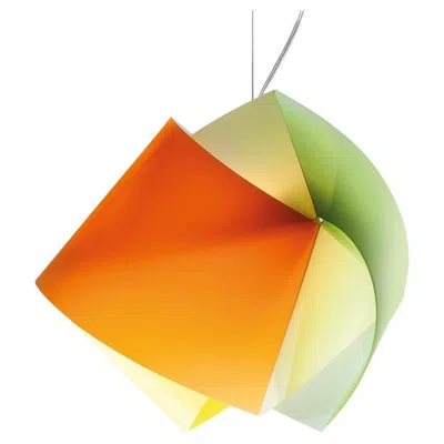 Pre-owned Slamp Gemmy Suspension Multicolor By Spalletta, Croce, Ragnisco & Wijffels In Orange