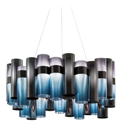 Pre-owned Slamp La Lollo Large Suspension In Gradient By Lorenza Bozzoli In Black
