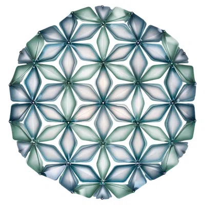 Pre-owned Slamp - La Vie Ceiling/wall Medium - Blue - By Adriano Rachele