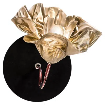 Pre-owned Slamp Lafleur Applique Velvet - Designed By Marc Sadler In Black