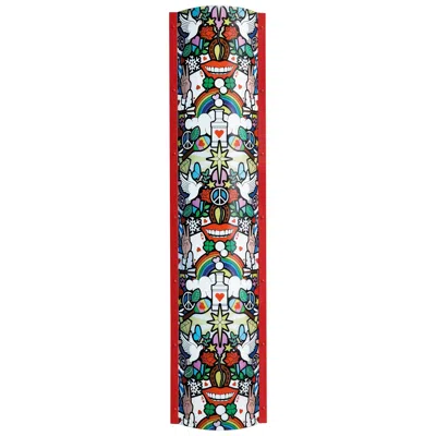 Pre-owned Slamp Lightning Archives Extra Large Tube Light In Love, Peace, Joy By Studio Jo In Transparent