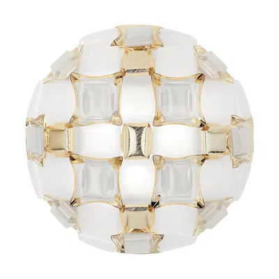 Pre-owned Slamp Mida Wall/ceiling Light White Gold By Adriano Rachele