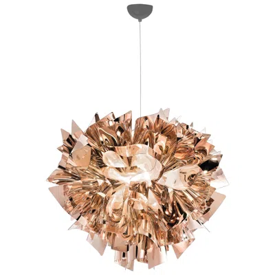 Pre-owned Slamp Veli Large Suspension Light In Copper By Adriano Rachele In Sand