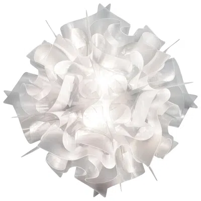 Pre-owned Slamp Veli Medium Flush Light In Prisma By Adriano Rachele In Transparent