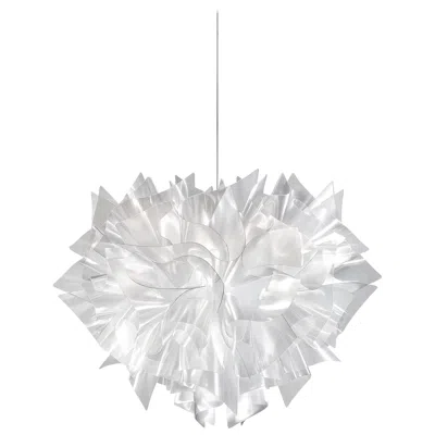 Pre-owned Slamp Veli Medium Suspension Light In Prisma By Adriano Rachele In Transparent