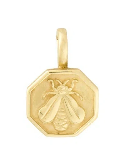 Pre-owned Slane 18k Bee Pendant In Multi