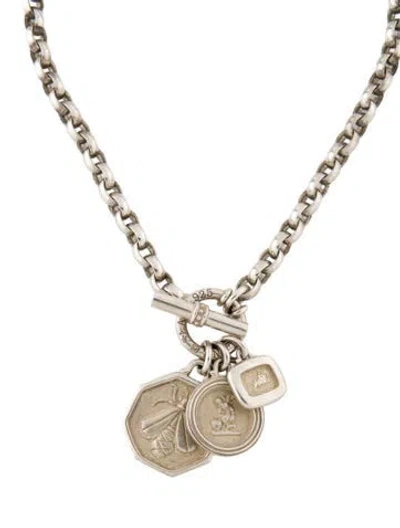 Pre-owned Slane Charm Pendant Necklace, 16" In Multi