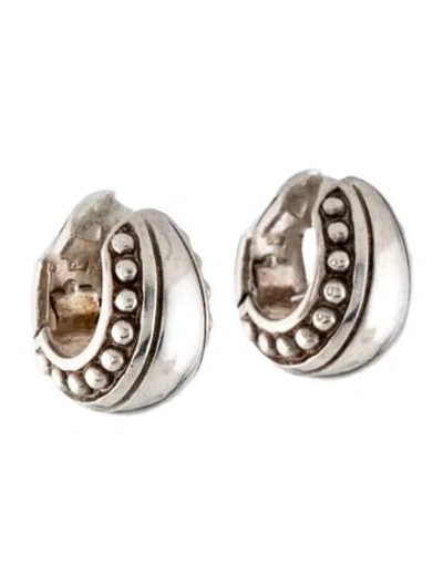 Pre-owned Slane Huggie Hoop Earrings In Multi