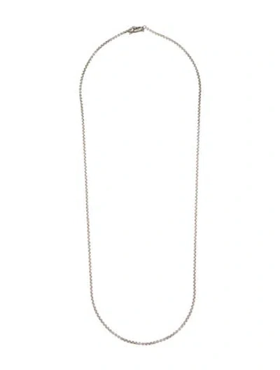 Pre-owned Slane Rolo Chain Link Necklace, 32" In Multi