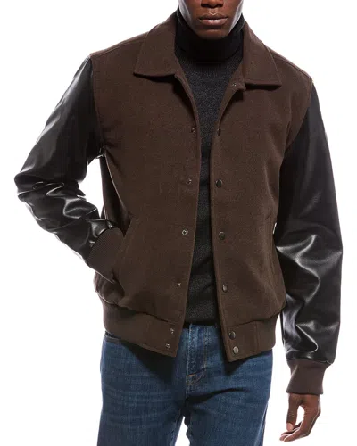 SLATE & STONE SLATE & STONE BOMBER COLLAR JACKET