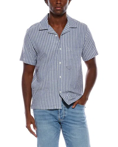 Slate & Stone Camp Collar Shirt In Blue