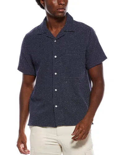 Slate & Stone Camp Collar Shirt In Black