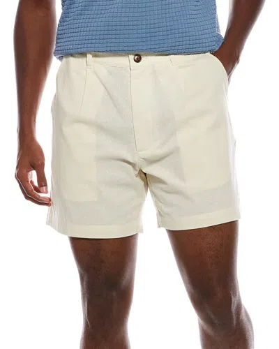 Slate & Stone Pleated Relaxed Short In Metallic
