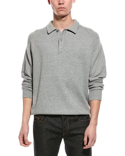 SLATE & STONE RAGLAN POLO SWEATER