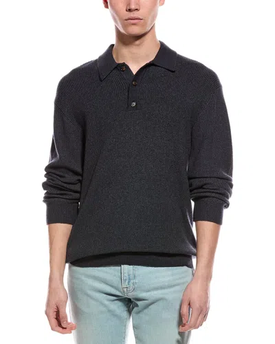 SLATE & STONE SLATE & STONE RIBBED POLO SWEATER